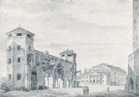 Huber Ludwig - Das „Isartor“ vor der Restaurierung ca. 1820