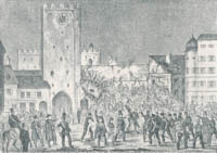 Hohfelder Carl - Die Pulverexplusion am Karlstor 15. Sept. 1857