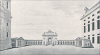 Gärtner den. - Projekt zu einem neuen Schwabinger Tor von Gärtner ca. 1816