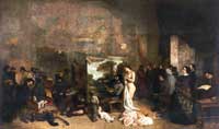Courbet Gustave - Die schlafende Spinnerin