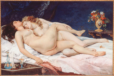 Die Schläferinnen – Trägheit und Wollust - Courbet Gustave