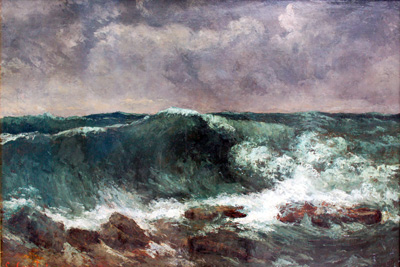 Die Welle - Courbet Gustave