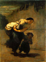 Daumier Honoré - Die Auswanderer