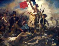 Delacroix Eugène - Inderin, von einem Tiger zerrissen