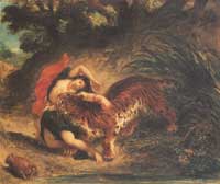 Delacroix Eugène  - Die Frauen von Algier