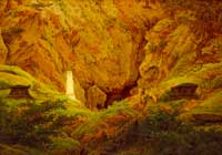 Friedrich Caspar David - Landschaft mit Regenbogen