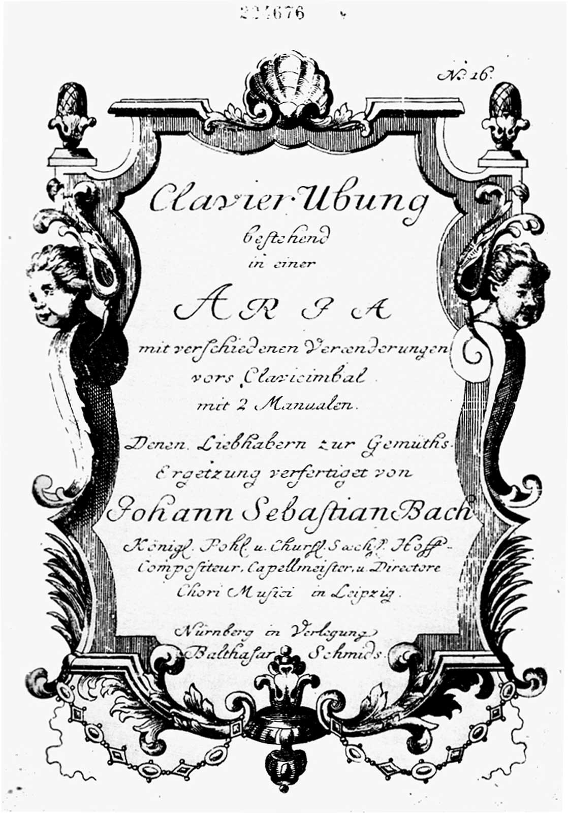 Bach Johann Sebastian - Goldberg-Variationen