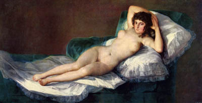 Die nackte Maja - Goya Francisco de