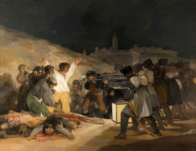 Die Erschießung spanischer Freiheitskämpfer - Goya Francisco de