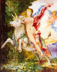 Moreau Gustave - Hesiod und die Muse
