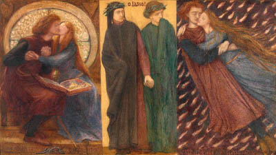 Rossetti Dante Gabriel - Paolo und Francesca