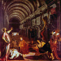 Tintoretto Jakobo - Die Vision des hl. Petrus