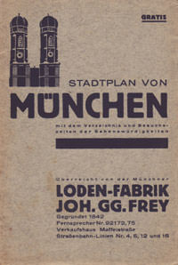  - Stadtplan von München