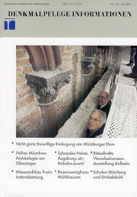 Bayerisches Amt für Denkmalpflege - Denkmalpflege Information 2006/07