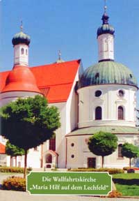 Die Wallfahrtskirche Maria Hilf auf dem Lechfeld