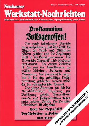 Neuhauser Werkstatt-Nachrichten Heft 41