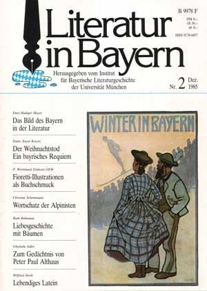 Literatur in Bayern Nr. 2 (Dez. 1985)