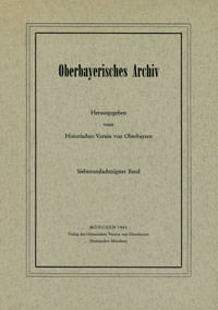 Oberbayerisches Archiv - Band 087 - 1965