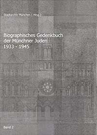 Biographisches Gedenkbuch der Münchner Juden 1933-1945