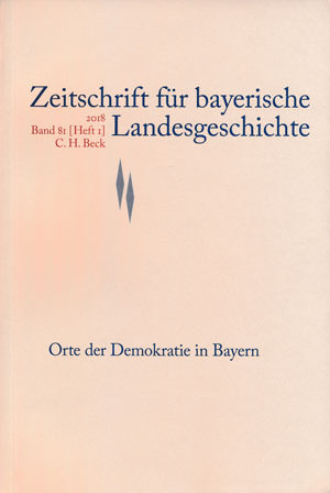  - Zeitschrift für bayerische Landesgeschichte