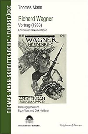 Richard Wagner. Vortrag (1933)