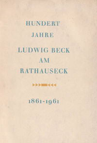 Hundert Jahre Ludwig Beck am Rathauseck