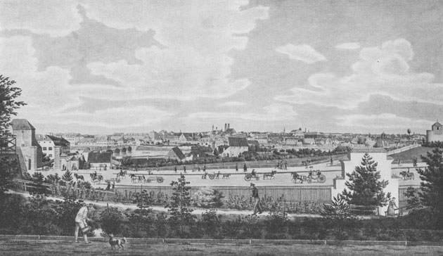 Stadtansicht vom   Gasteig