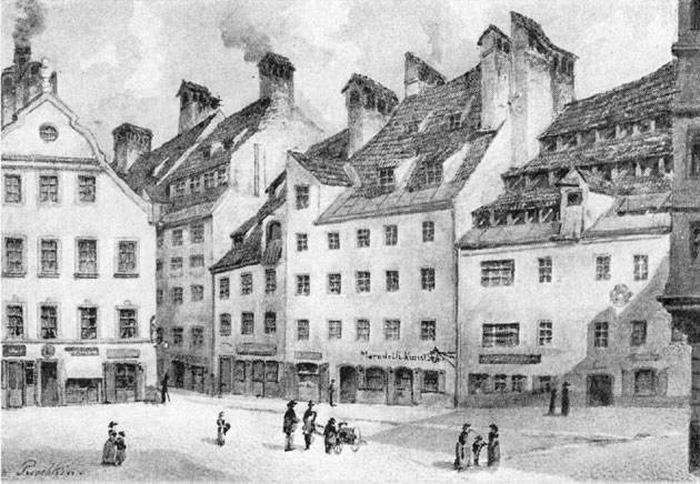 Historische Ansicht: Hochbrückenstraße