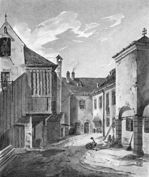Historische Ansicht: Das Tegernseer Klosterhaus