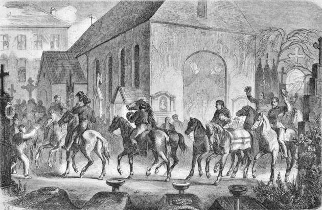 Historische Ansicht: Stephanskirche 

am Alten Südfriedhof