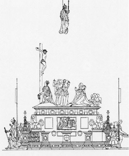 Rekonstruktion des Grabmals Herzog Wilhelm V. 