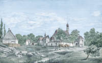 Flad Alois - Gasteigkirche mit Lebrosenhaus