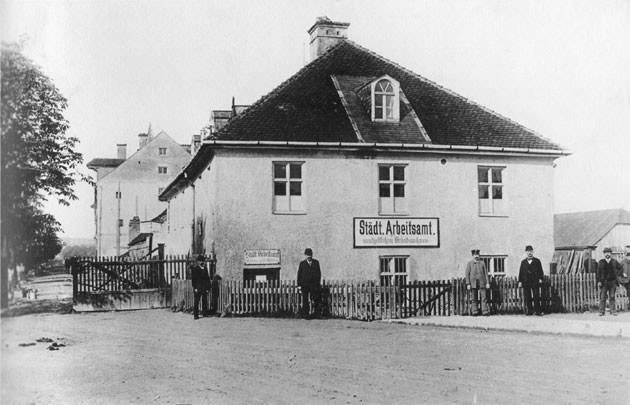 Historische Ansicht: Städtisches Arbeitsamt
