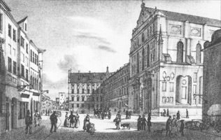  - St. Michaelskirche mit der Neuhauserstraße