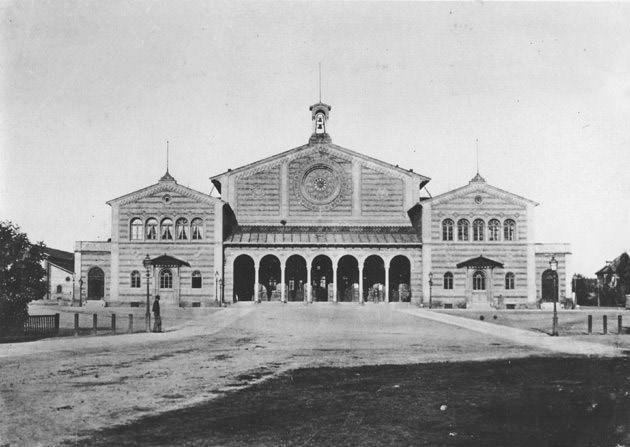 Hauptbahnhof um 1866