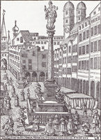  - Die Mariensäule am Schrannenplatz