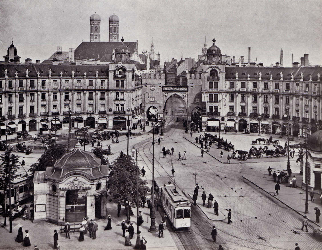 Stachus um 1908