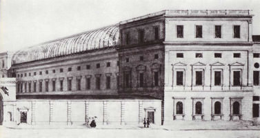  - Außenansicht des Wintergarten von   König Ludwig II.