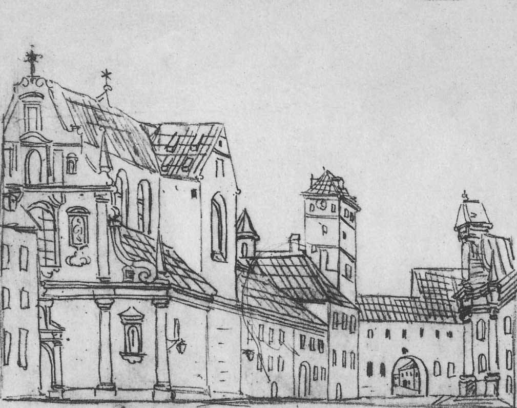Karmeliterkloster, Dreifaltigkeitskirche u.Maxburg
