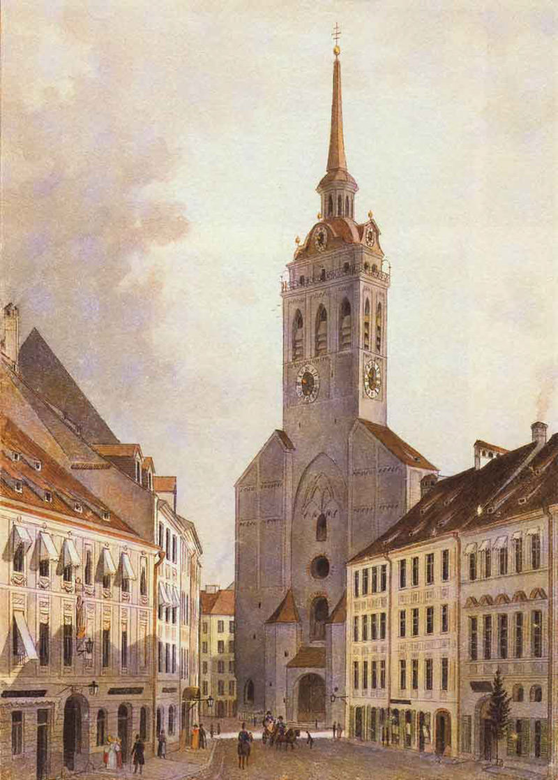 Rindermarkt mit Blick auf St. 

Peter