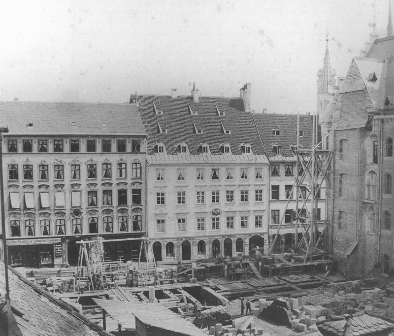 Historische Ansicht: Neues Rathaus