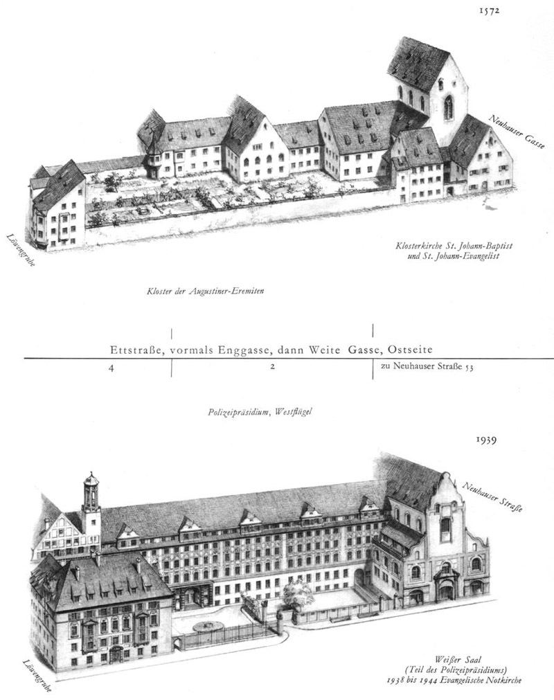 Ettstraße, Ostseite