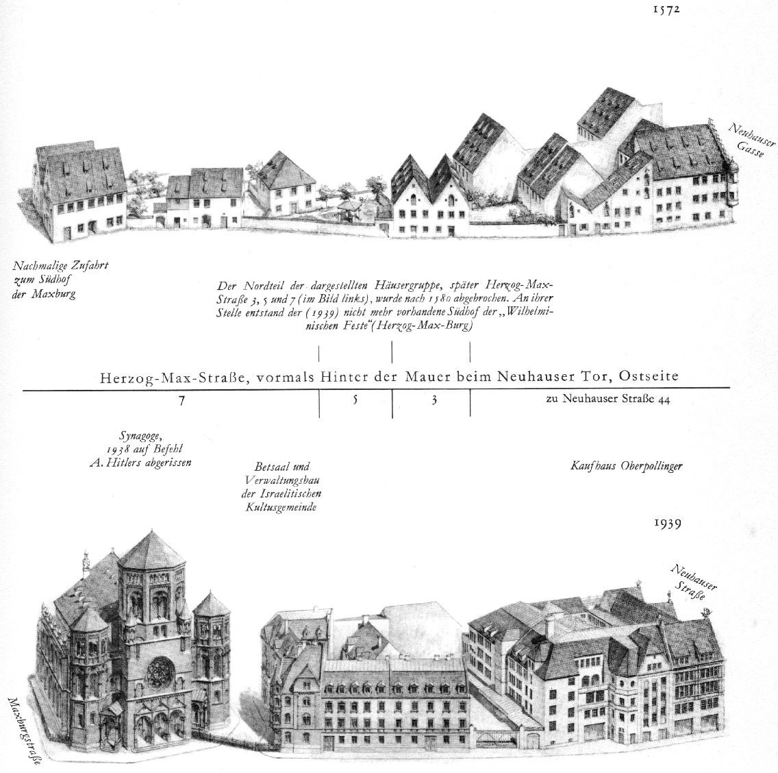Herzog-Max-Straße, Ostseite