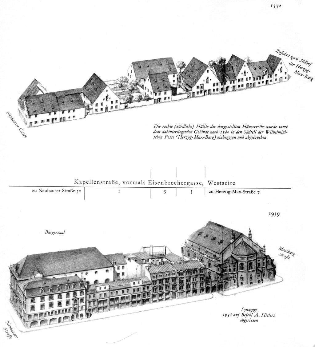 Kapellenstraße, Westseite