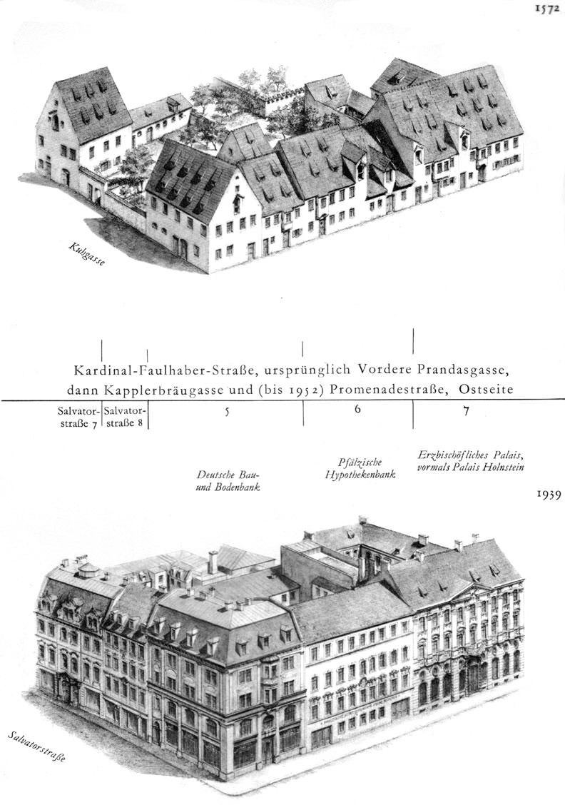 Kardinal-Faulhaber-Straße, Ostseite
