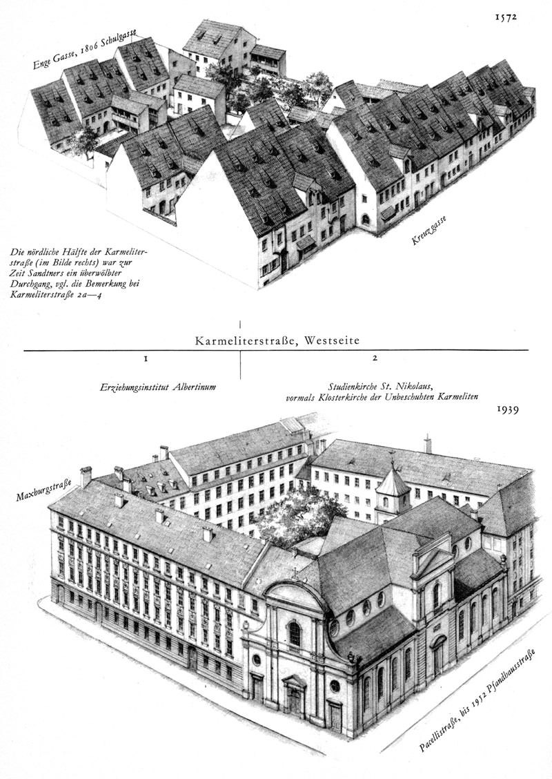 Karmeliterstraße, Westseite