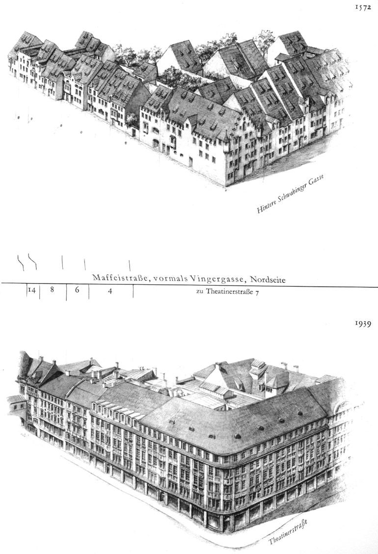 Maffeistraße, Nordseite