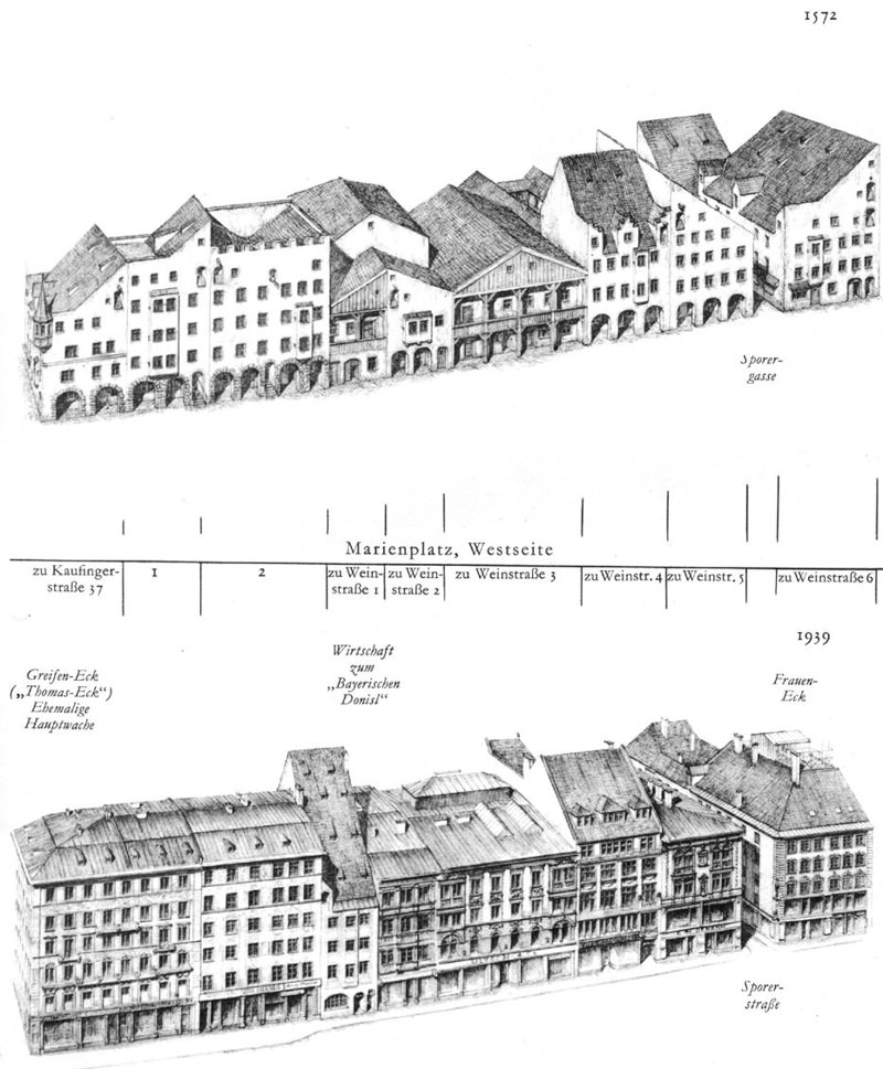 Marienplatz, Westseite