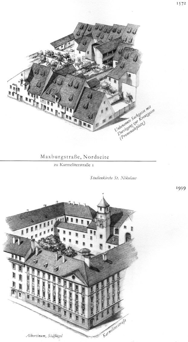 Maxburgstraße, Nordseite