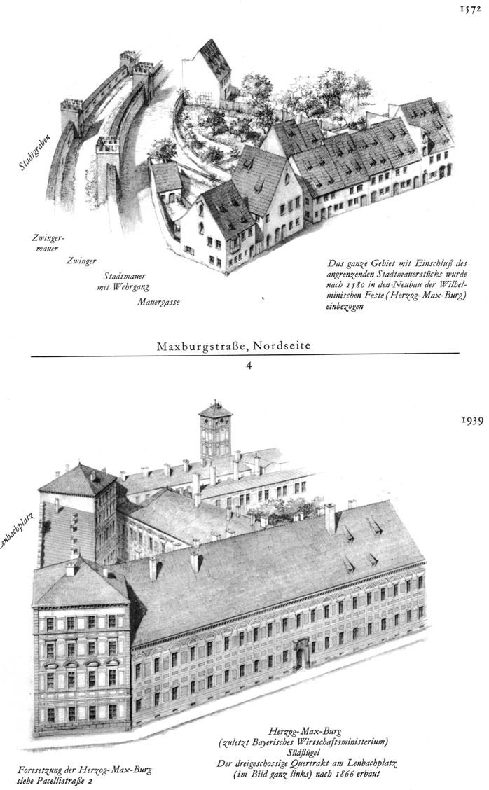 Maxburgstraße, Nordseite